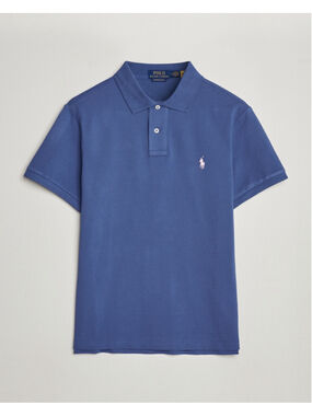 Polo Ralph Lauren custom slim fit polo shirt blue pony logo men’s XL preppy